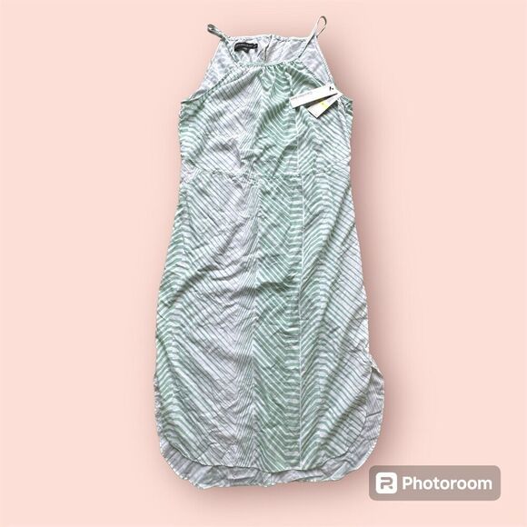 New! Calvin Klein Jeans AQT aquatint‎ spaghetti  Dress Size M - Picture 1 of 10